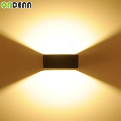 Waterproof 8W LED Wall Lamp bedroom bedside lamp Outdoor Wall light living room aisle Outdoor Indoor LED Lighting Free Shipping