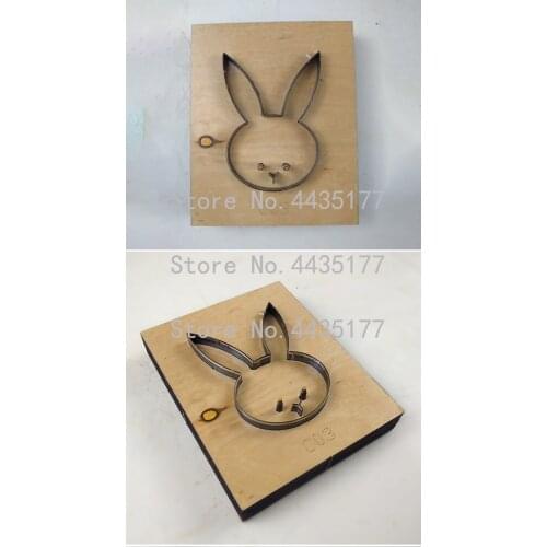 Japan Steel Blade Wooden Die small rabbit Leather Craft Punch Hand Tool Cut Knife Mould Sewing Accessories