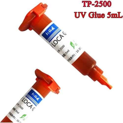 200pcs/lot TP-2500 5ml UV Glue Liquid optical clear adhesive LOCA For Mobile Phone LCD & Touch Screen bonding Repair