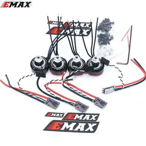 4set/lot EMAX RS2205S 2300KV 2600KV RaceSpec Brushless Motor With Bullet 30A ESC for DIY mini drone QAVR250 Quadcopter