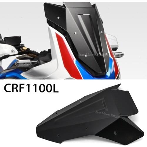 Motorcycle Aluminum Windscreen Windshield Wind Shield Deflector Fit For Honda CRF1100L CRF 1100 L Africa Twin Adventure Sports