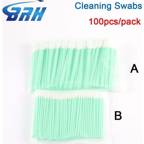 BRH 100pcs/Lot Size 100mm 120mm Nonwoven Cotton Swab Dust-proof For Clean Focus Lens And Protective Windows
