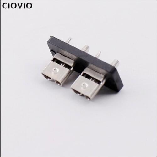 CIOVIO 100pcs/lot Car Fuse Holder PCB Board Medium Mini Blade Auto Automotive Boat 32V For PCB Board