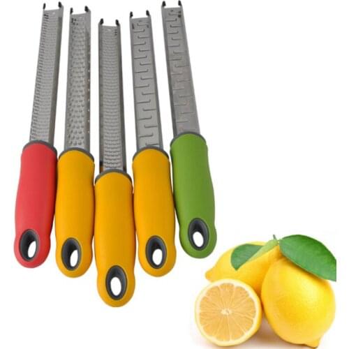 Fine Bud Citrus Cheese Grater-Parmesan & Lemon Zester Cheese Lemon Ginger Garlic Nutmeg Chocolate Fruits Vegetables Kitchen Tool