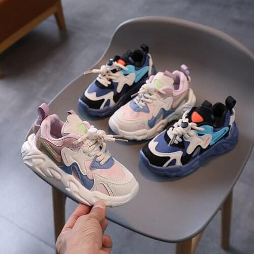 CAPSELLA KIDS Sneakers 1-12 Years Children Sports Shoes Boys Girls Breathable Outdoor Shoes Toddler Casual Running Shoes 21-36