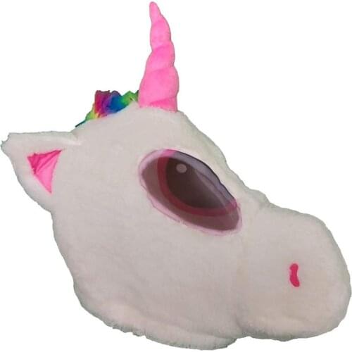 Unicorn Mask Halloween Horse Animal Head Christmas Fursuit Head Costume Adult