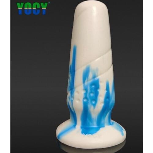 YOCY Massager For Women Butt Plug Silicone Huge Dildos Colorful Gay Sex Toys Anal Training Suction Cup But Plugs Masturbate Toy