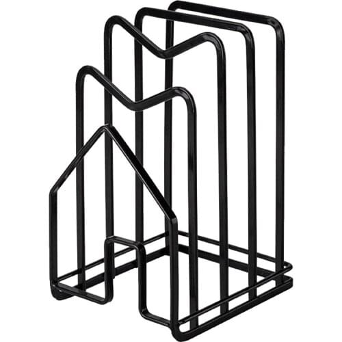 Fashion simple quality home kitchen pot cover rack cutting board storage rack static anti-rust Doka position rack