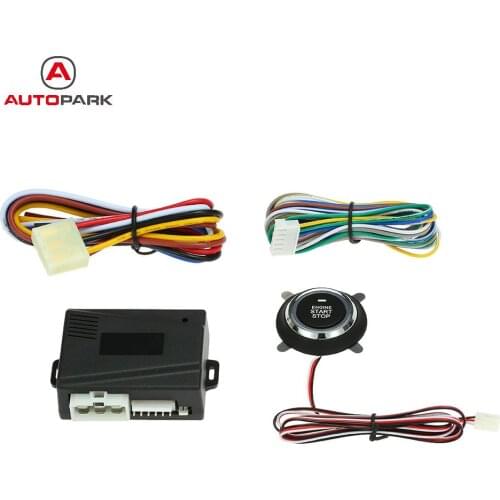 New Auto Car Alarm System Engine Starline Push Start Stop Button Ignition Remote Starter for Toyota Ford Peugeot 307 Mercedes VW