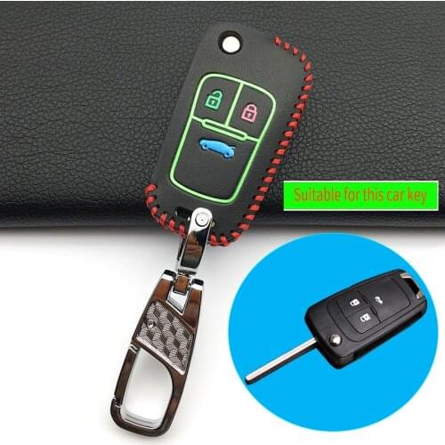 New Design Leather Keychain Key Chain Key Cover For Chevrolet For Opel ASTRA J Astra Corsa Antara Meriva Zafira Insignia MOKKA