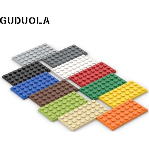 Guduola Small particle Plate 4x8 3035 MOC Assembly Building block Parts foundation plate / low board / low brick 10 pcs/lot