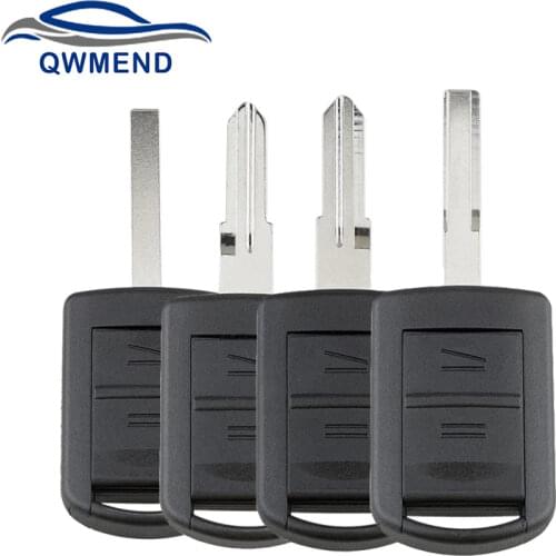 BHKEY 2 Button HU46 /YM28 /HU43 /HU100 Blade Remote Car Key Shell for Vauxhall Opel Corsa Agila Meriva Combo Car Key Case