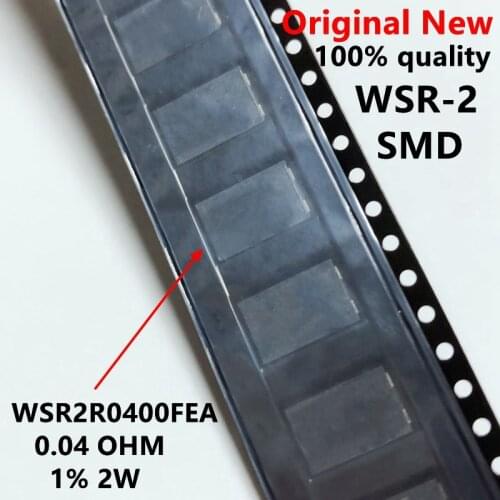 10 Pieces)100% quality DALE WSR-2 0.04OHM 0.04R 1% 2W 4527 WSR2R0400FEA Current Sense Resistors - SMD Package