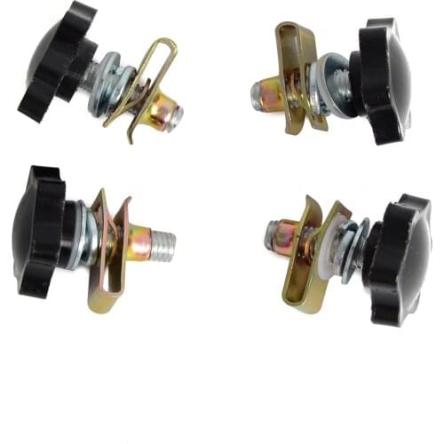 Mounting/Security Theft Deterrent System For Harley 1996-2013 4PCS for Harley Touring Saddlebag Locks Mounting Knob Screw Washer