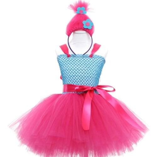 Halloween Cartoon Party Girls Tutu Dress with Headband Toddler Baby Cosplay Girls Fluffy Dress Children Party Cartoon Clothes