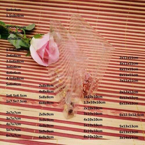 100pcs ABB Clear Large Plastic Box Storage Jewelry Packaging Box for Jewelry Wedding Ring Box Plastic Transparent Box Display