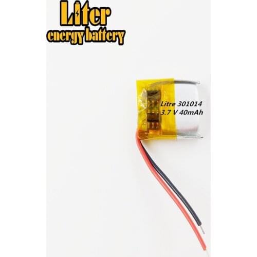 3.7V polymer lithium battery 301014 301015 50MAH MP4 MP3 Bluetooth headset for small toys