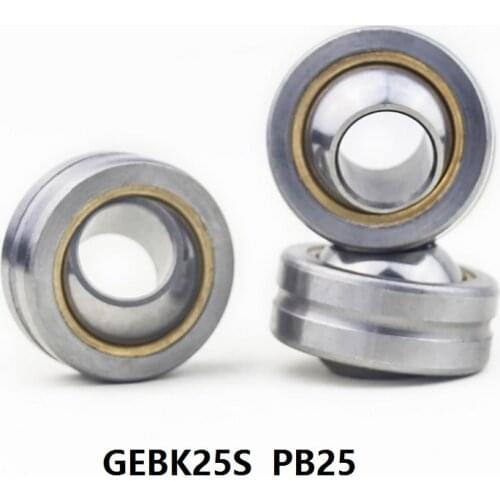 5pcs/lot GEBK25S PB25 Radial Spherical Plain Bearing With Self-lubrication for 25mm shaft