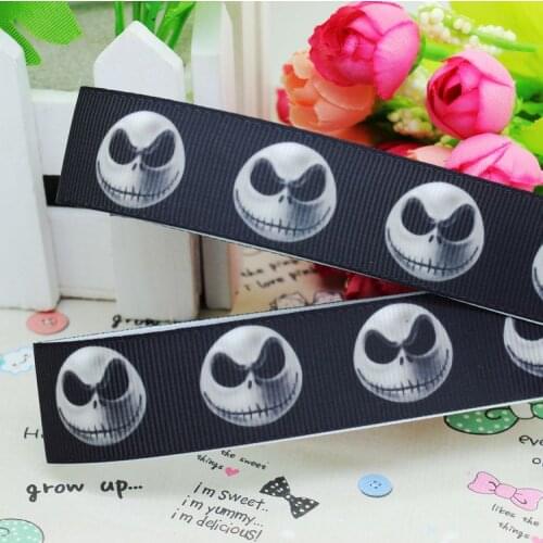 7/8'' Free shipping christmas printed grosgrain ribbon hairbow headwear party decoration diy wholesale OEM 22mm D365