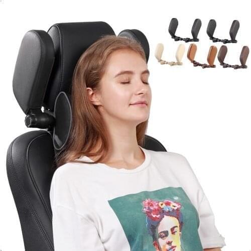 Car Cushion Neck Headrest Pillow Seat Support Head Restraint Seat Pillow Headrest Neck Travel Sleeping Cushion For Kids Adults