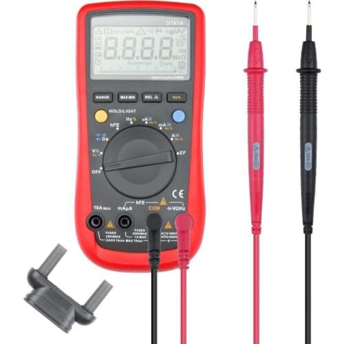 Digital Multimeter UNI-T UT61A High Reliability Professional Electrical Handheld Tester CD Backlight & Data Hold Multitester