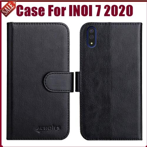 Hot! INOI 7 2020 Case 6.22" Fashion 6 Colors Flip Soft Leather Wallet Protective Cover For INOI 7 2020 Case Phone Bag