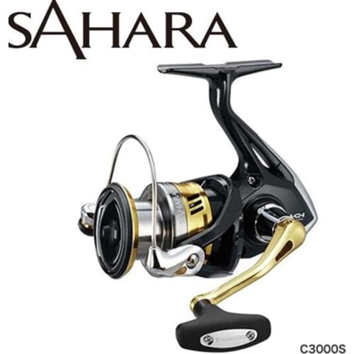 SHIMANO SAHARA Shallow Spool C2000S C2000HGS 2500HGS Deep 500 1000 2500 C3000 C3000HG 4000 4000XG C5000XG Spinning Fishing Reel