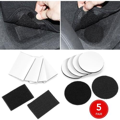 Car Self Adhesive Fastener Stickers Velcros Adhesive Tape for Lada Granta Kalina 2 1 Priora Vaz Niva Largus 2110 2114 4x4 Xray
