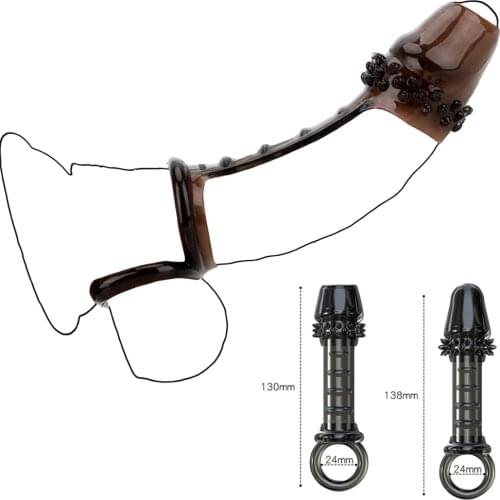 Penis Ring For Penis Enlargement Cock Cage,Delay Ejaculation CockRing Male Chastity Device Penis Extender Sleeve Sex Toy For Men