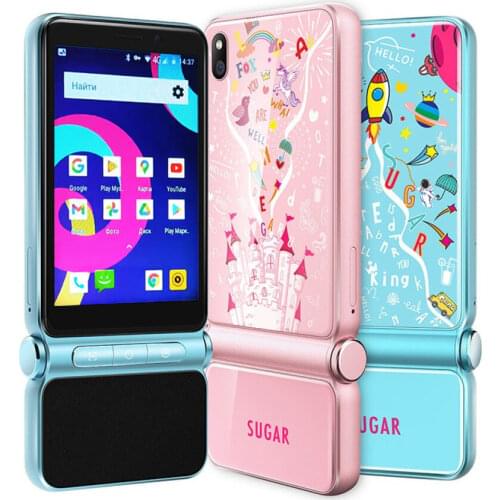 Sugar A100 mobile smartphone phone for 3.5" lady child chidren music mini lte 4G lte mobile smartphone cell phone