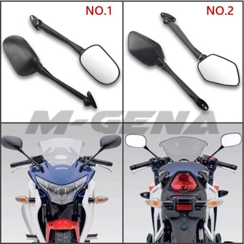 Motorcycle Side Rear View Mirrors Black For Honda CBR500R CBR 500 R CBR300R CBR250 CB1300S