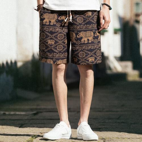 Mens Summer Shorts Quick Dry Male Casual Board Short For The Beach Boys Fashion Printed Clothing 2021 Fashion Plus Size 5XL