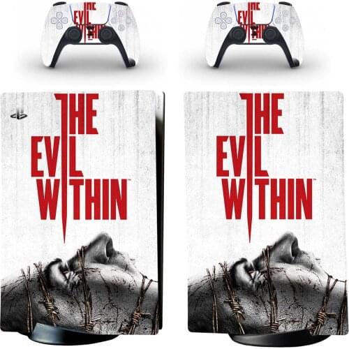 The Evil Within PS5 Digital Edition Skin Sticker for Playstation 5 Console & 2 Controllers Decal Vinyl Protective Skins