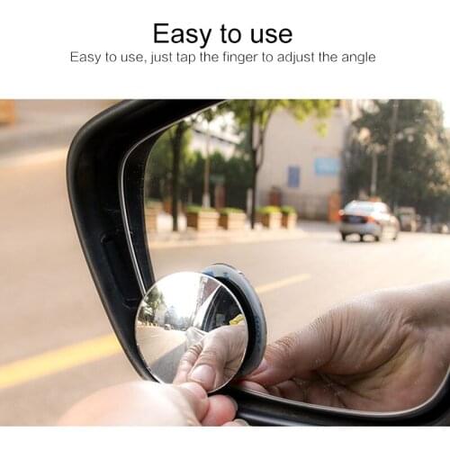NEW Car Vehicle Driver Wide Angle Round Convex Mirror Blind Spot Auto RearView Car accessories for girls Car rear view mirror
