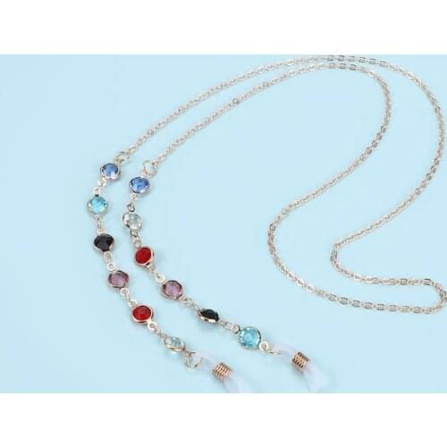 1pc Eyeglasses Rope Strap Beads Neck Anti Slip Eyeglass Chains Eyewears Cord Holder Sunglasses String Sports Glasses Accessories