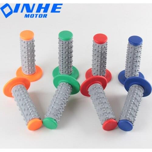 Motorcycle Rubber Grips Dirt Bike Pit Bike Motorcycle use Dual Handle Grip for Motocross Enduro Supermoto CRF YZF WRF KXF KLX