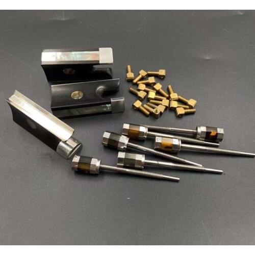 Silver mounted Ebony violin bow frog,1pcs Top grade violin bow frog 4/4