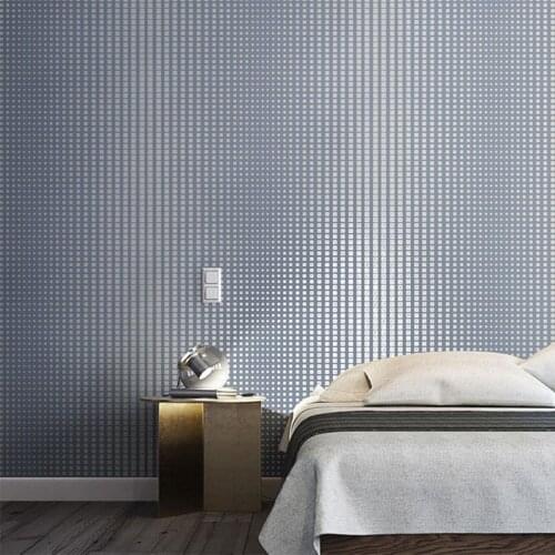 Modern Non-woven Creative 3D Golden Bronzing Plaid Wallpaper Nordic Living Room Study Bedroom Background Wall Papers Home Decor