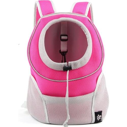 NIPEECO Dog Carrier Bags Mesh Breathable Pets Travel Outdoor Shoulder Bag Backpack For Cat Dogs Chest Bag Pet Carrying Supplies