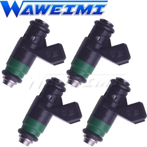 WAWEIMI Brand New 4 Pieces Fuel Injector H-82-132-254 For Renault Logan Duster Sandero New Arrival H82132254