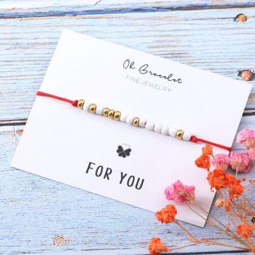 1x Friendship Morse Code Bracelet Morse Code Jewelry Morse Code Bead Bracelets Birthday Friend Gif for Women Sister