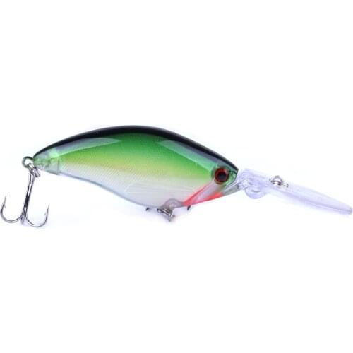1Pcs CrankBait Fishing Lure 10cm 18g Swim Colorful Fishing Plastic Lifelike Artificial Bait Fishing Tackles hard floating