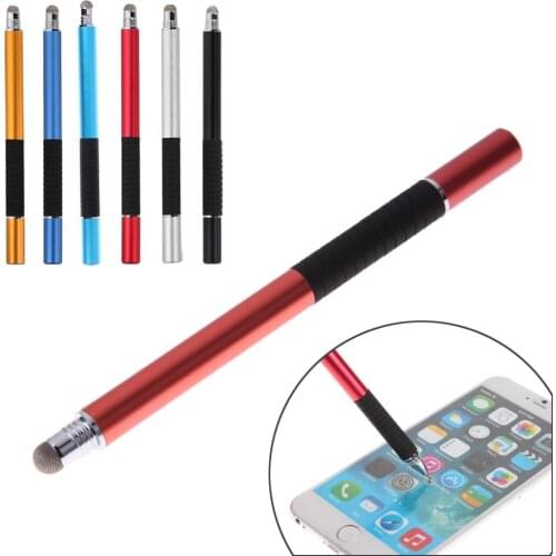 2 in 1 Capacitive Stylus Pen Mutilfuction Fine Point Round Thin Tip Touch Screen Pen For iPad iPhone All Mobile Phones Tablet