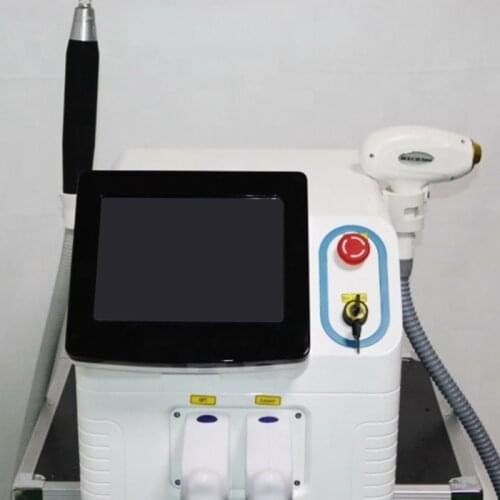 2 in 1 High Power Diode Three Wavelength 755nm 808nm 1064nm picosecond Nd Yag machine tattoo removal 808nm Hair Removal Machine