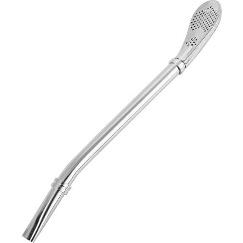 2020hot selltea tools Straw Drinking Tool Spoons Drinking Tea Supply Spoon Stainless Steel Straws Stir BarTea Bombilla Straw Kit