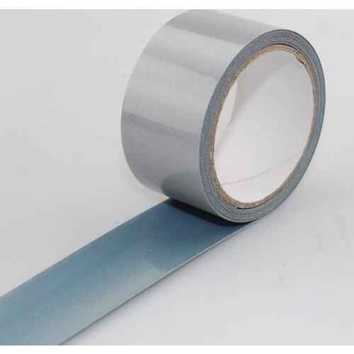 25mm(W) Reflective Heat Transfer Film Ironing Reflective Tape Elastic Reflective Fabric Material Iron On Clothes