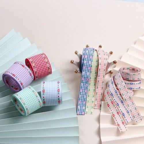 5 yards/lot Lace Jacquard Embroidery Ribbon DIY Bow Hair Accessories Clothing Decoration Trim Gift Bouquet Packaing