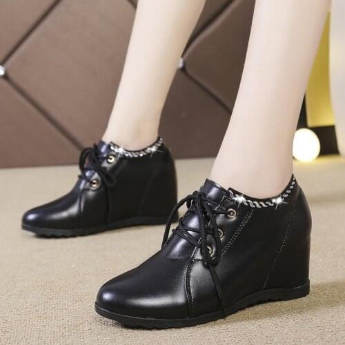 AREQW Women's Wedge Ankle Boots