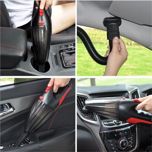 120W 5000kpa Strong Power Rechargeable Car Vacuum Cleaner DC 12 Volt Wet/Dry Auto Portable with Handbag car accessories