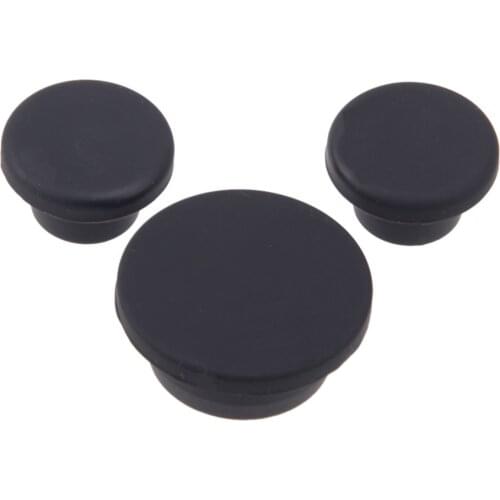 Beler 3Pcs Tailgate Plug Set Spare Tire Carrier Delete Fit For Jeep Wrangler JK 2007-2012 2013 2014 2015 2016 2017